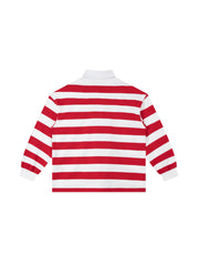 Color Block Stripe Polo Shirt