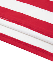 Color Block Stripe Polo Shirt